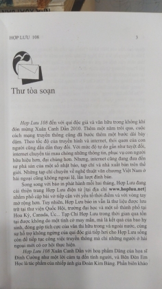 TẬP SAN VĂN HỌC NGHỆ THUẬT BIÊN KHẢO THÁNG 1 & 2 NĂM 2010 SỐ 108