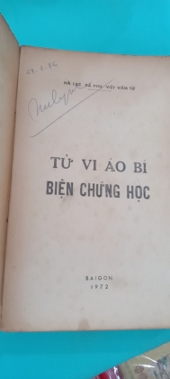 TỬ VI ÁO BÍ BIỆN CHỨNG HỌC