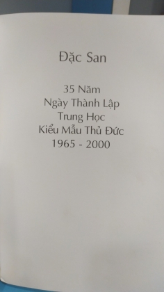 ĐẶC SAN TRUNG HỌC KIỂU MẪU THỦ ĐỨC