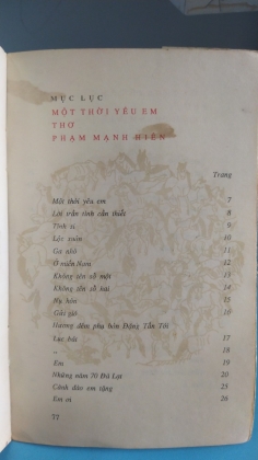 MỘT THỜI YÊU EM 