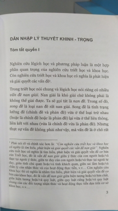 KHINH TRỌNG CƠ SỞ LÝ THUYẾT