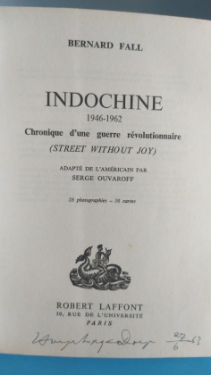 INDOCHINE 1946 - 1962