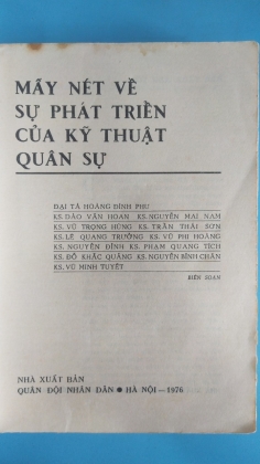 MẤY NÉT VỀ SỰ PHÁT TRIỂN CỦA KỸ THUẬT QUÂN SỰ      