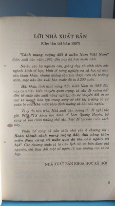 CÁCH MẠNG RUỘNG ĐẤT Ở MIỀN NAM VIỆT NAM    