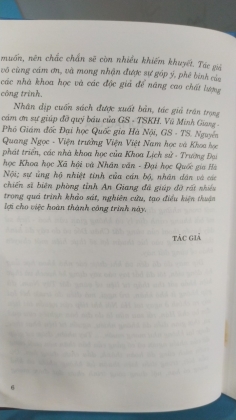 LỊCH SỬ KHAI PHÁ VÀ BẢO VỆ CHỦ QUYỀN VÙNG ĐẤT CHÂU DỐC THỜI NGUYỄN 