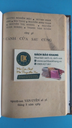 CÙNG GÕ CÁNH CỬA SAU CÙNG