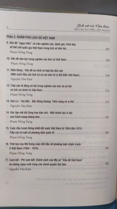 LỊCH SỬ VÀ VĂN HÓA TIẾP CẬN ĐA CHIỀU, LIÊN NGÀNH  