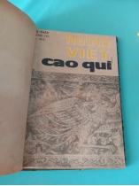 NGƯỜI VIỆT CAO QUÍ