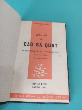 LUẬN ĐỀ VỀ CAO BÁ QUÁT