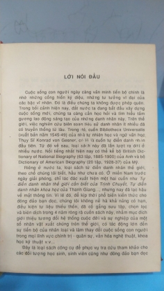 SỔ TAY DANH NHÂN THẾ GIỚI    