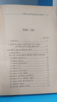 NHỮNG PHƯƠNG THUỐC HAY CHỮA BỆNH BẰNG HOA    