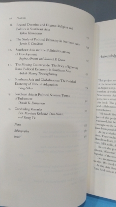 SOUTHEAST ASIA IN POLITICAL SCIENCE 