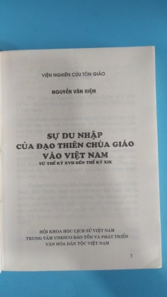 SỰ DU NHẬP CỦA ĐẠO THIÊN CHÚA GIÁO VÀO VIỆT NAM TỪ TK XVII ĐẾN TK XIX