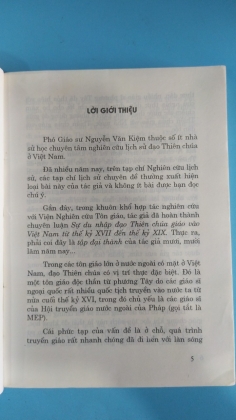 SỰ DU NHẬP CỦA ĐẠO THIÊN CHÚA GIÁO VÀO VIỆT NAM TỪ TK XVII ĐẾN TK XIX