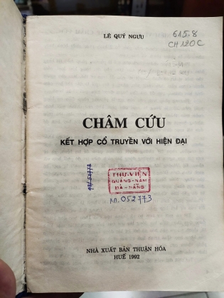 CHÂM CỨU KẾT HỢP CỔ TRUYỀN VỚI HIỆN ĐẠI