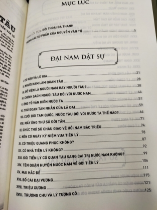 ĐẠI NAM DẬT SỬ VÀ SỬ TA SO VỚI SỬ TÀU