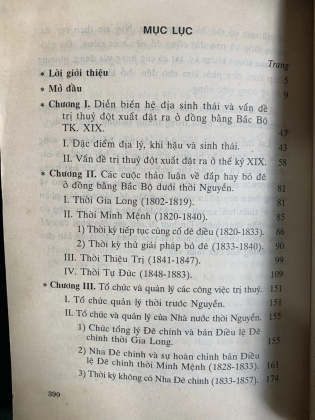 VẤN ĐỀ TRỊ THUỶ Ở ĐỒNG BẰNG BẮC BỘ DƯỚI THỜI NGUYỄN THẾ KỶ XIX