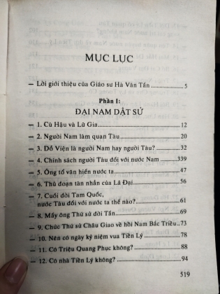 ĐẠI NAM DẬT SỬ - SỬ TA SO VỚI SỬ TÀU