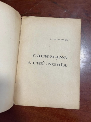 CÁCH MẠNG VÀ CHỦ NGHĨA