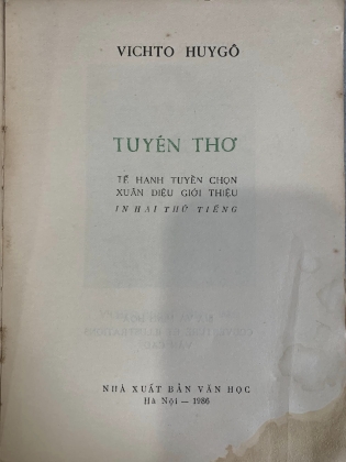 TUYỂN TẬP THƠ VICTOR HUGO