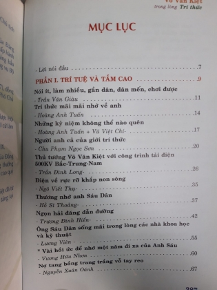 VÕ VĂN KIỆT TRONG LÒNG TRÍ THỨC