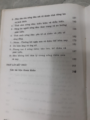 TÂM LÝ CỘNG ĐỒNG LÀNG VÀ DI SẢN 