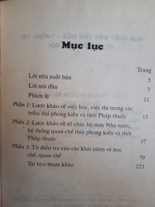 LƯỢC KHẢO VÀ TRA CỨU VỀ HỌC CHẾ QUAN CHẾ Ở VIỆT NAM TỪ 1945 VỀ TRƯỚC