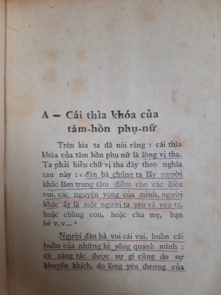 PHÂN TÍCH TÂM HỒN PHỤ NỮ