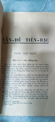 VẤN ĐỀ TIỀN BẠC 