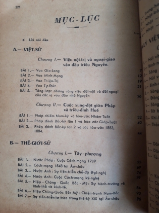 VIỆT SỬ & THẾ GIỚI SỬ ĐỊA LÝ VIỆT NAM