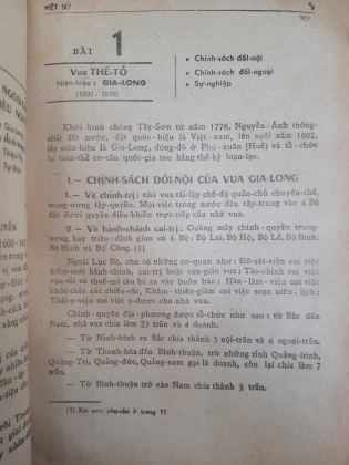 VIỆT SỬ & THẾ GIỚI SỬ ĐỊA LÝ VIỆT NAM