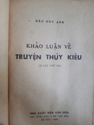 KHẢO LUẬN VỀ TRUYỆN THÚY KIỀU