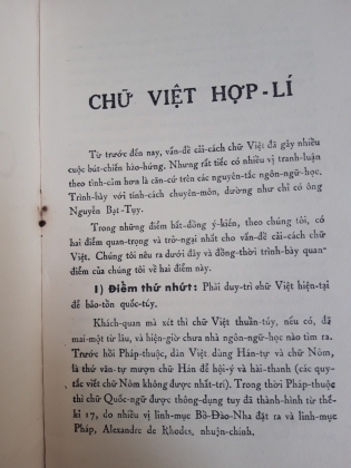 CHỮ VIỆT HỢP LÝ