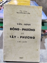 VĂN MINH ĐÔNG PHƯƠNG VÀ TÂY PHƯƠNG