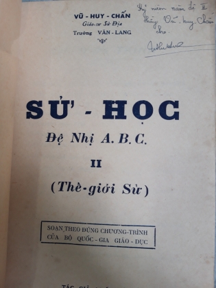 SỬ HỌC ĐỆ NHỊ A.B.C.D