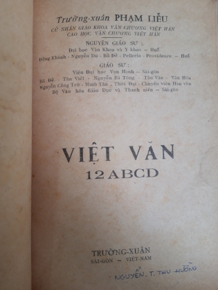 VIỆT VĂN 12ABCD