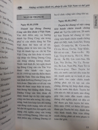 NHỮNG SỰ KIỆN CHÍNH TRỊ, PHÁP LÝ CỦA VIỆT NAM VÀ THẾ GIỚI