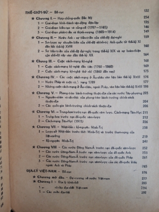 VIỆT SỬ THẾ GIỚI SỬ ĐỊA LÝ VIỆT NAM