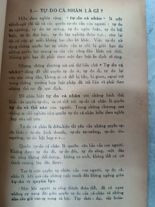 TỰ DO CÁ NHÂN