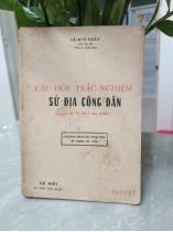 CÂU HỎI TRẮC NGHIỆM SỬ ĐỊA CÔNG DÂN