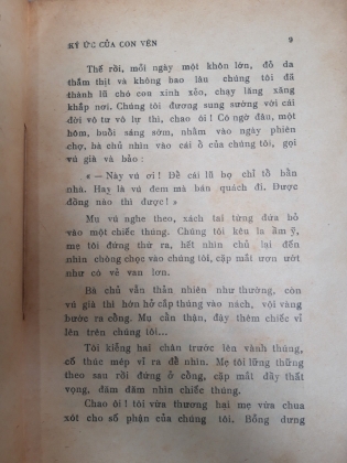 KÝ ỨC CỦA CON VỆN