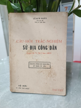 CÂU HỎI TRẮC NGHIỆM SỬ ĐỊA CÔNG DÂN