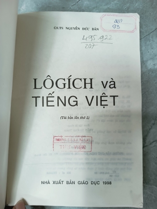 LÔGÍCH VÀ TIẾNG VIỆT