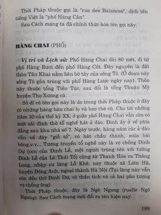 PHỐ VÀ ĐƯỜNG HÀ NỘI