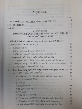 LÀNG NGHỀ THỦ CÔNG TRUYỀN THỐNG TẠI THÀNH PHỐ HỒ CHÍ MINH 