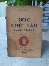 HỌC CHỮ TÀU BẠCH THOẠI