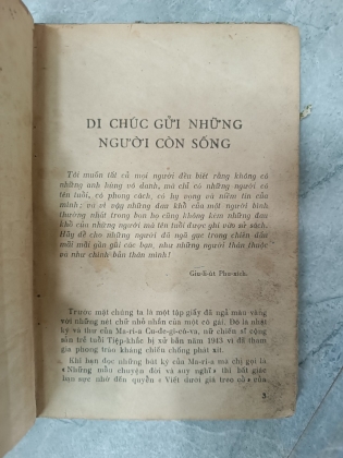 DI CHÚC GỬI NHỮNG NGƯỜI CÒN SỐNG