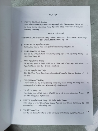 THƯƠNG CẢNG HỘI AN VÀ HỆ THỐNG THƯƠNG CẢNG NAM TRUNG BỘ: TIỀM NĂNG, VỊ THẾ VÀ CÁC MỐI GIAO LƯU VÙNG, LIÊN VÙNG