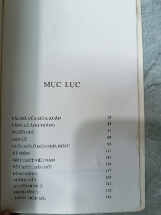 VẾT XƯỚC ĐẦU ĐỜI