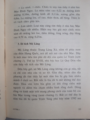 DI TÍCH THỜI MẠC VÙNG DƯƠNG KINH (HẢI PHÒNG)